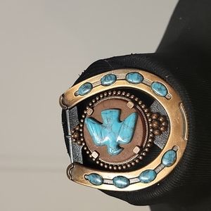 Turquoise Eagle belt buckle